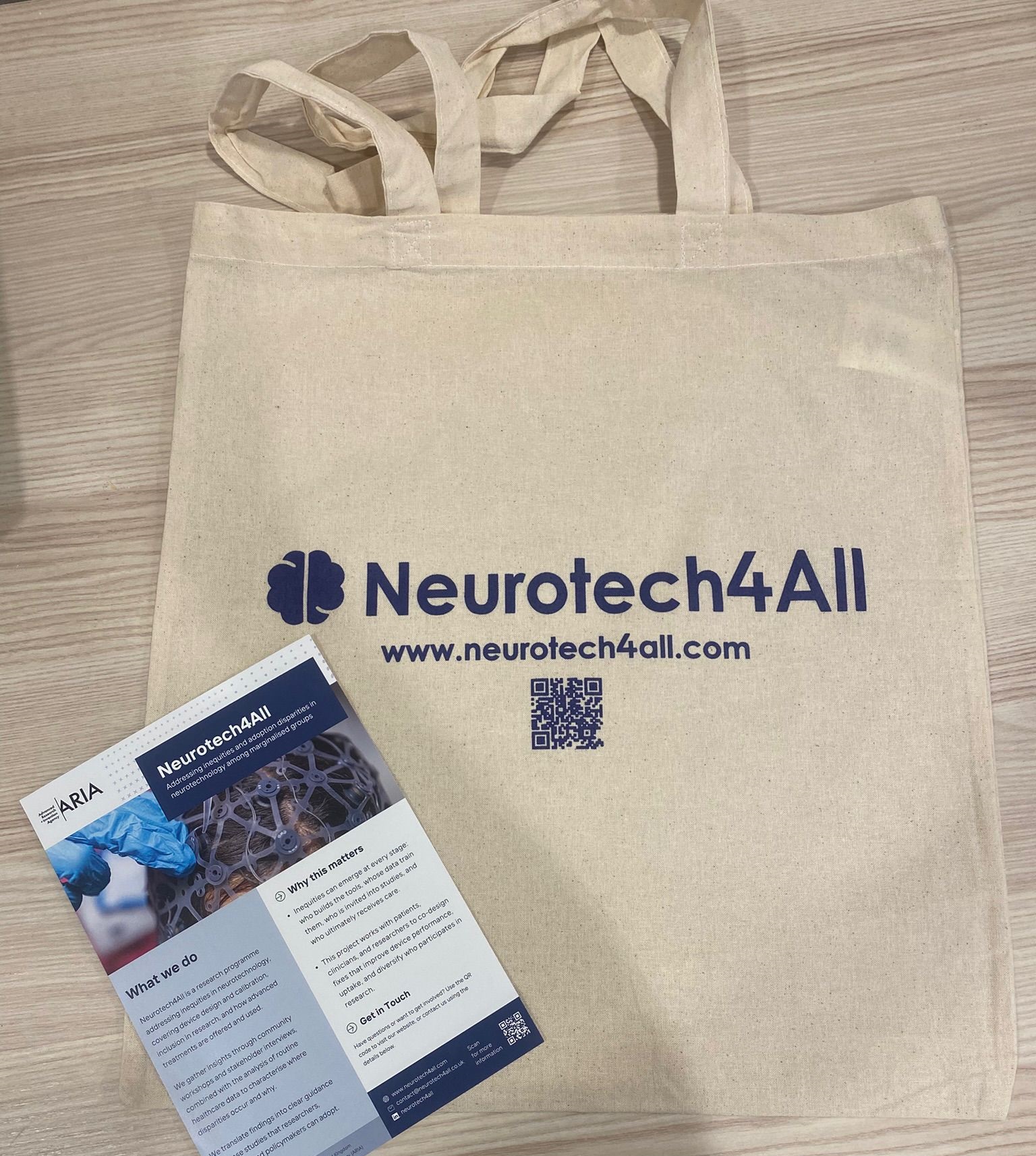 Neurotech4All team at their stall